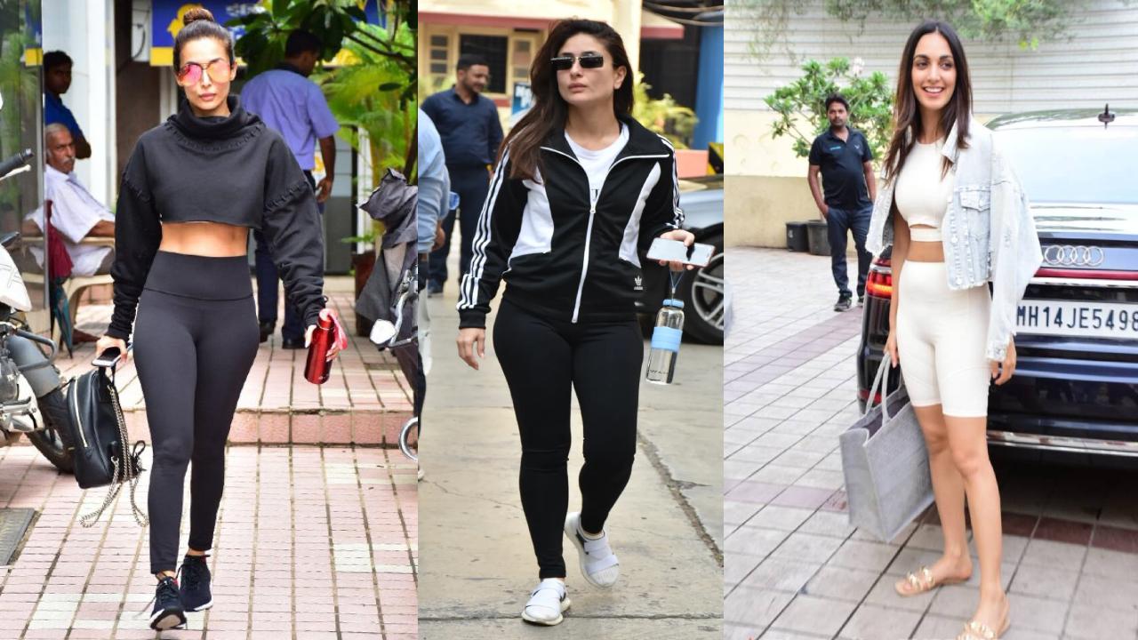 Neha Sharma and Aisha Sharma snapped outside the gym in Bandra